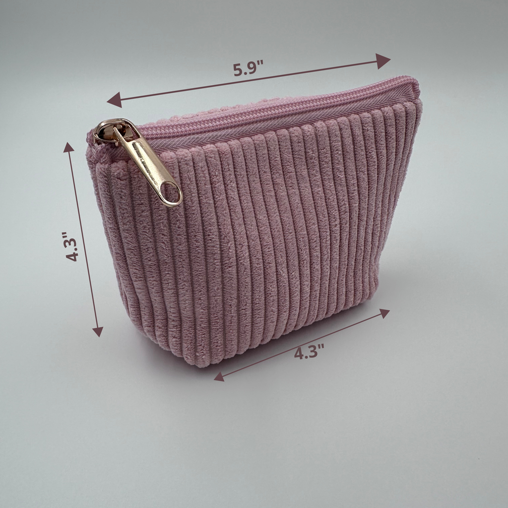 💗 Pink Makeup Bag Set – 4-Piece Travel Set