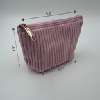 💗 Pink Makeup Bag Set – 4-Piece Travel Set