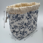 Blue Floral Beauty & Accessories Gift Set