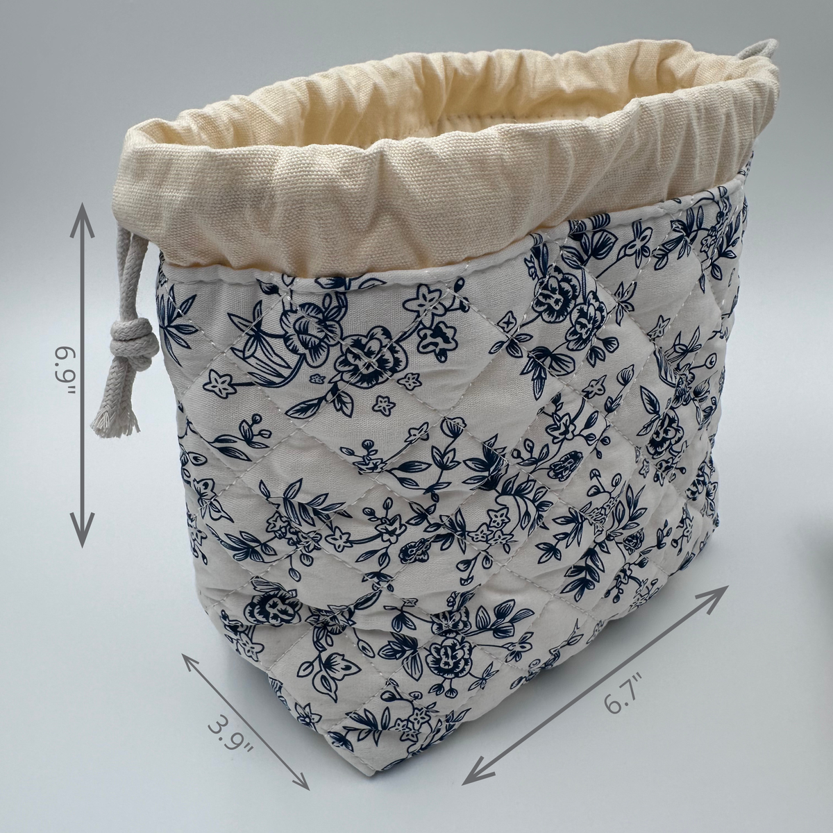 Blue Floral Beauty & Accessories Gift Set