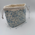 Light Blue Floral Beauty & Accessories Gift Set
