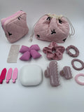Blush Pink Soft Bow Beauty & Accessories Gift Set 🎀