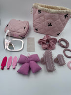 Blush Pink Soft Bow Beauty & Accessories Gift Set 🎀