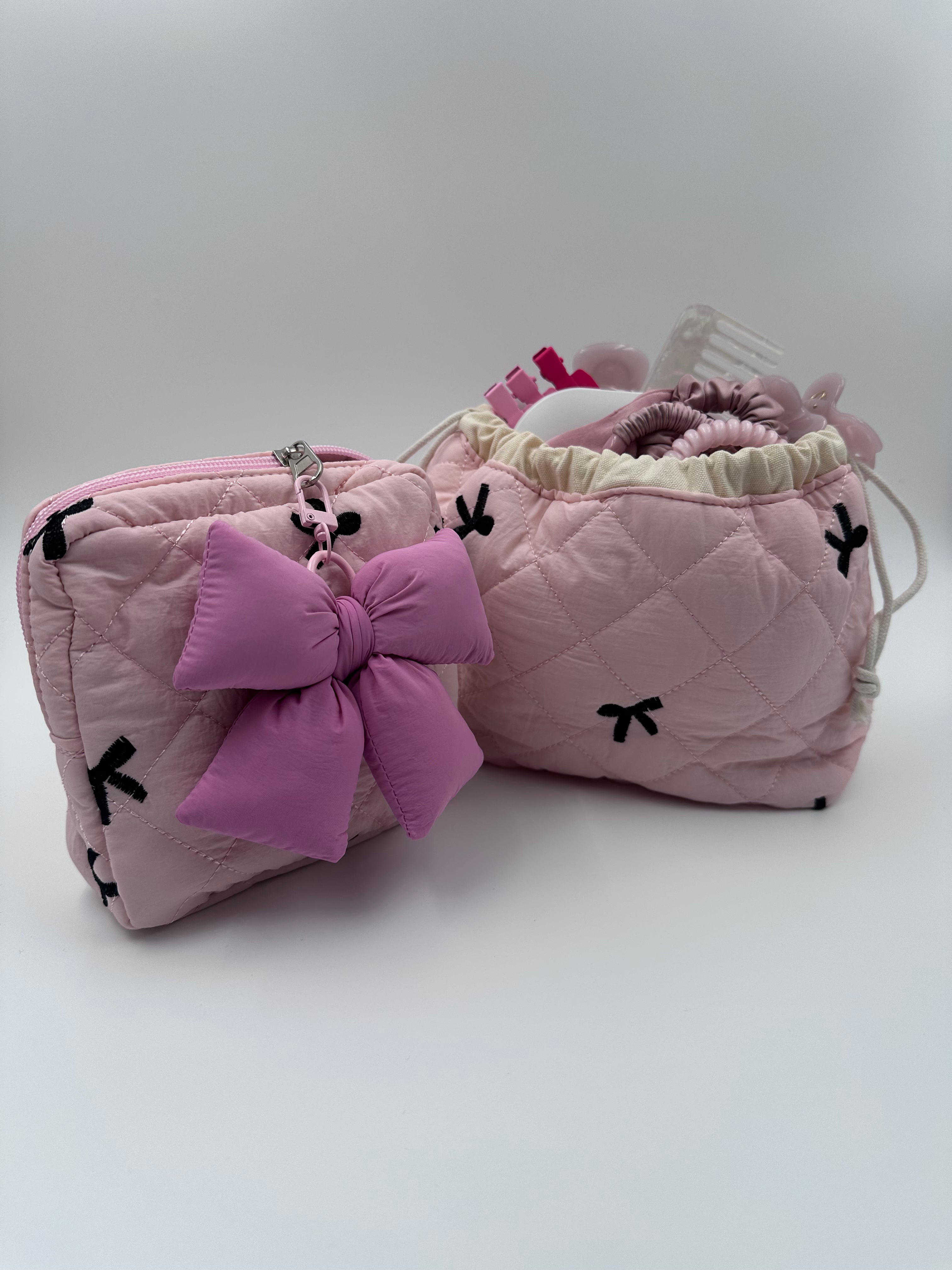 Blush Pink Soft Bow Beauty & Accessories Gift Set 🎀