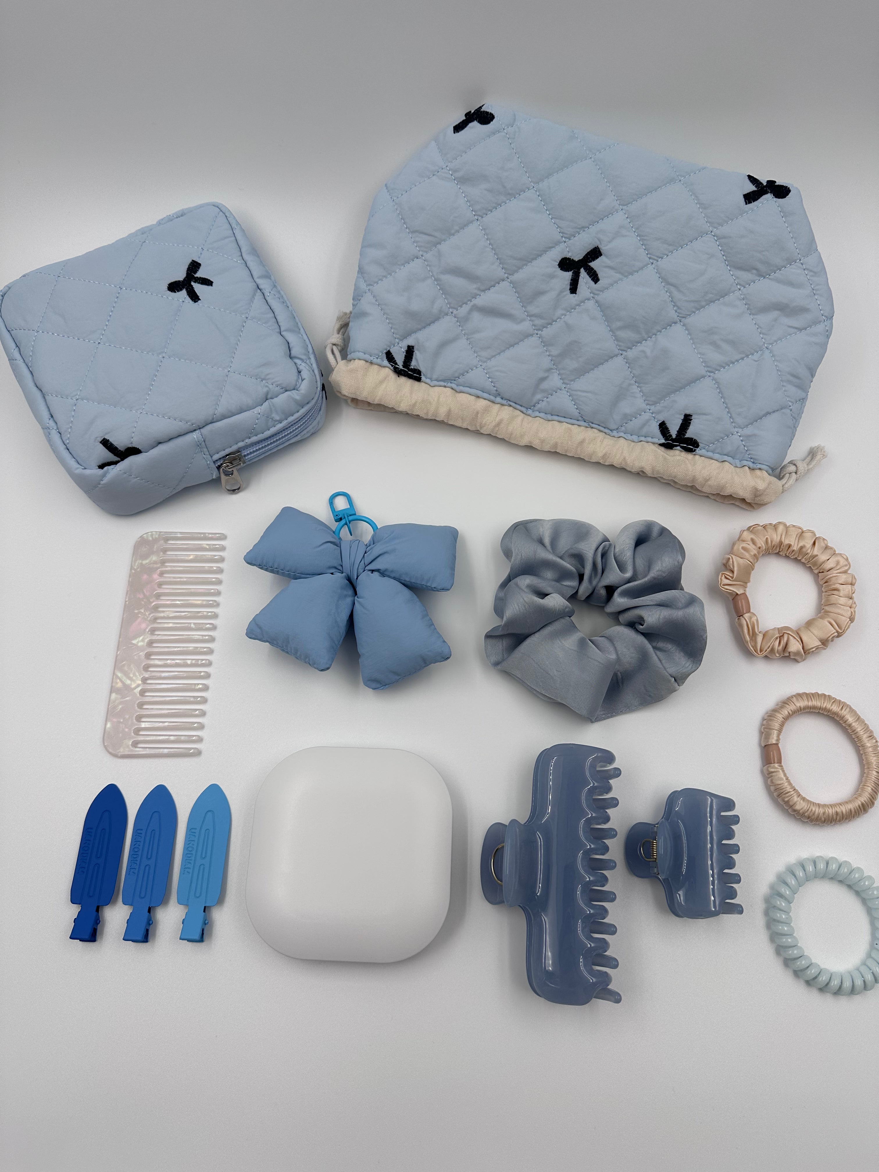 Powder Blue Soft Bow Beauty & Accessories Gift Set 🎀