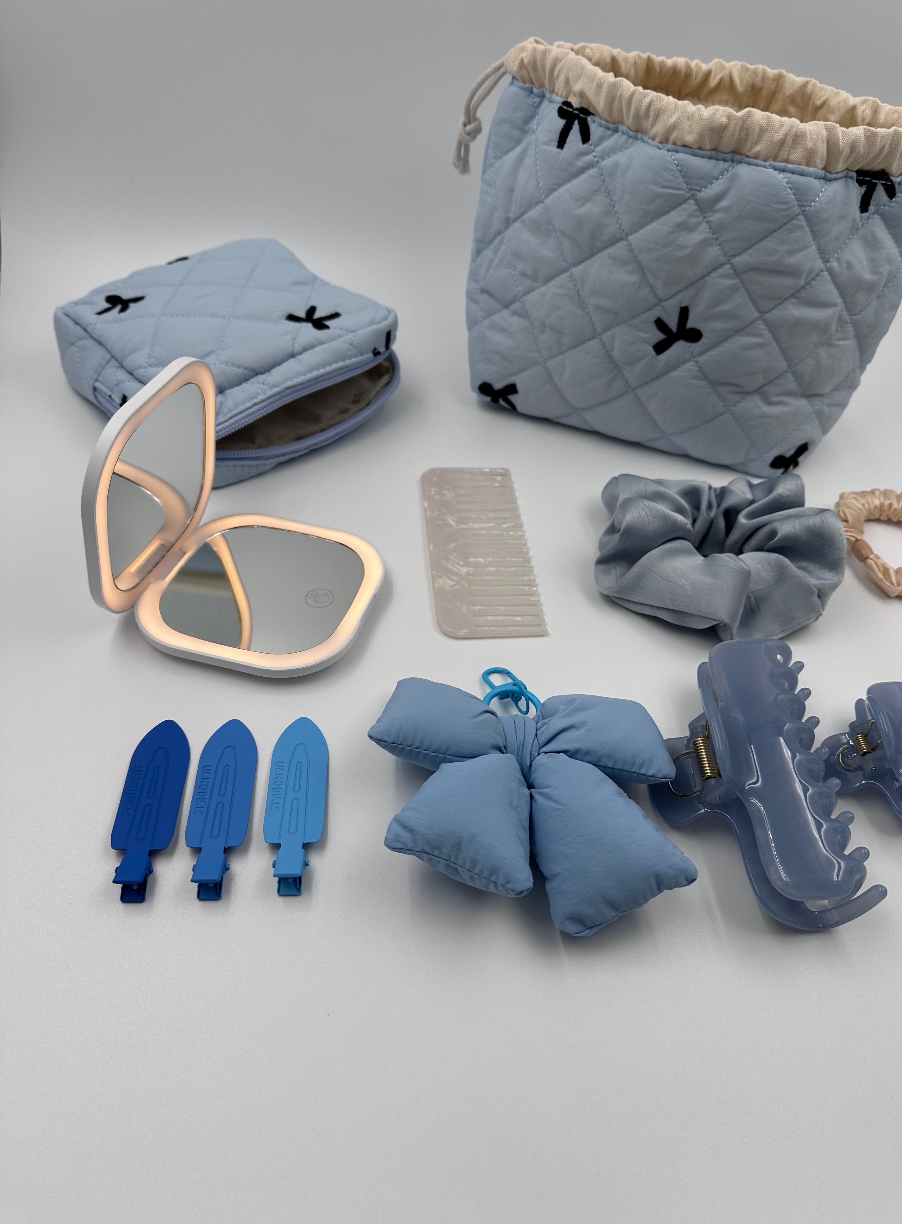 Powder Blue Soft Bow Beauty & Accessories Gift Set 🎀