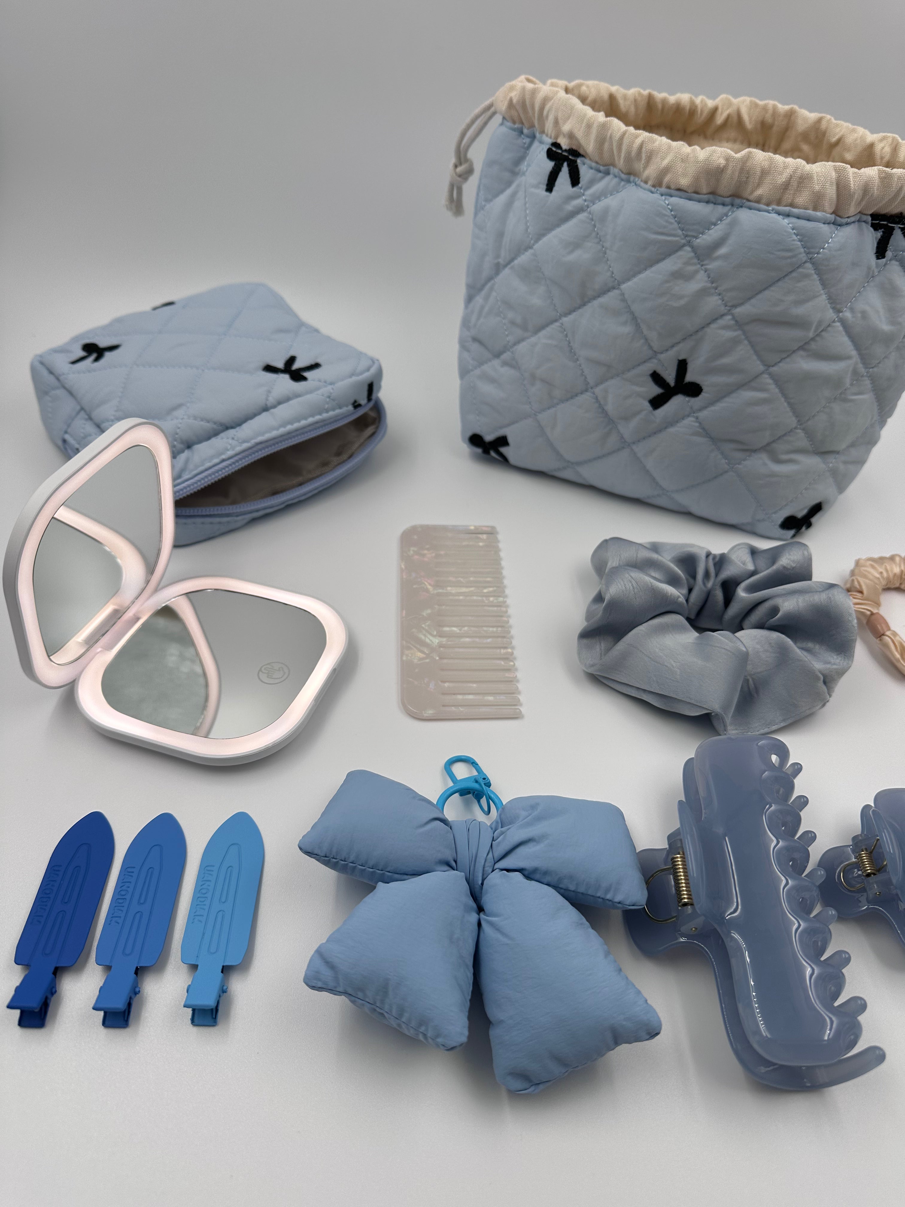 Powder Blue Soft Bow Beauty & Accessories Gift Set 🎀