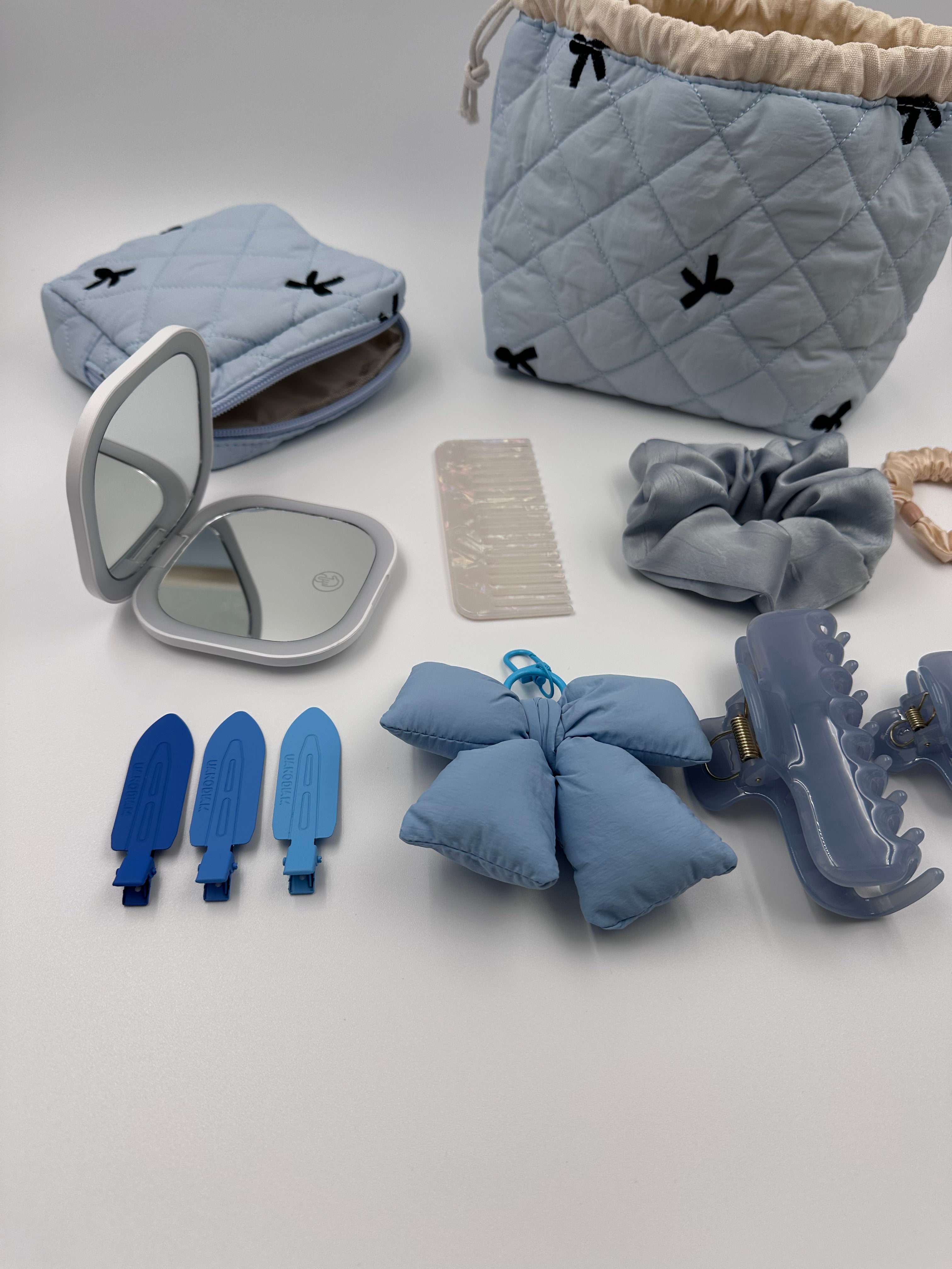 Powder Blue Soft Bow Beauty & Accessories Gift Set 🎀