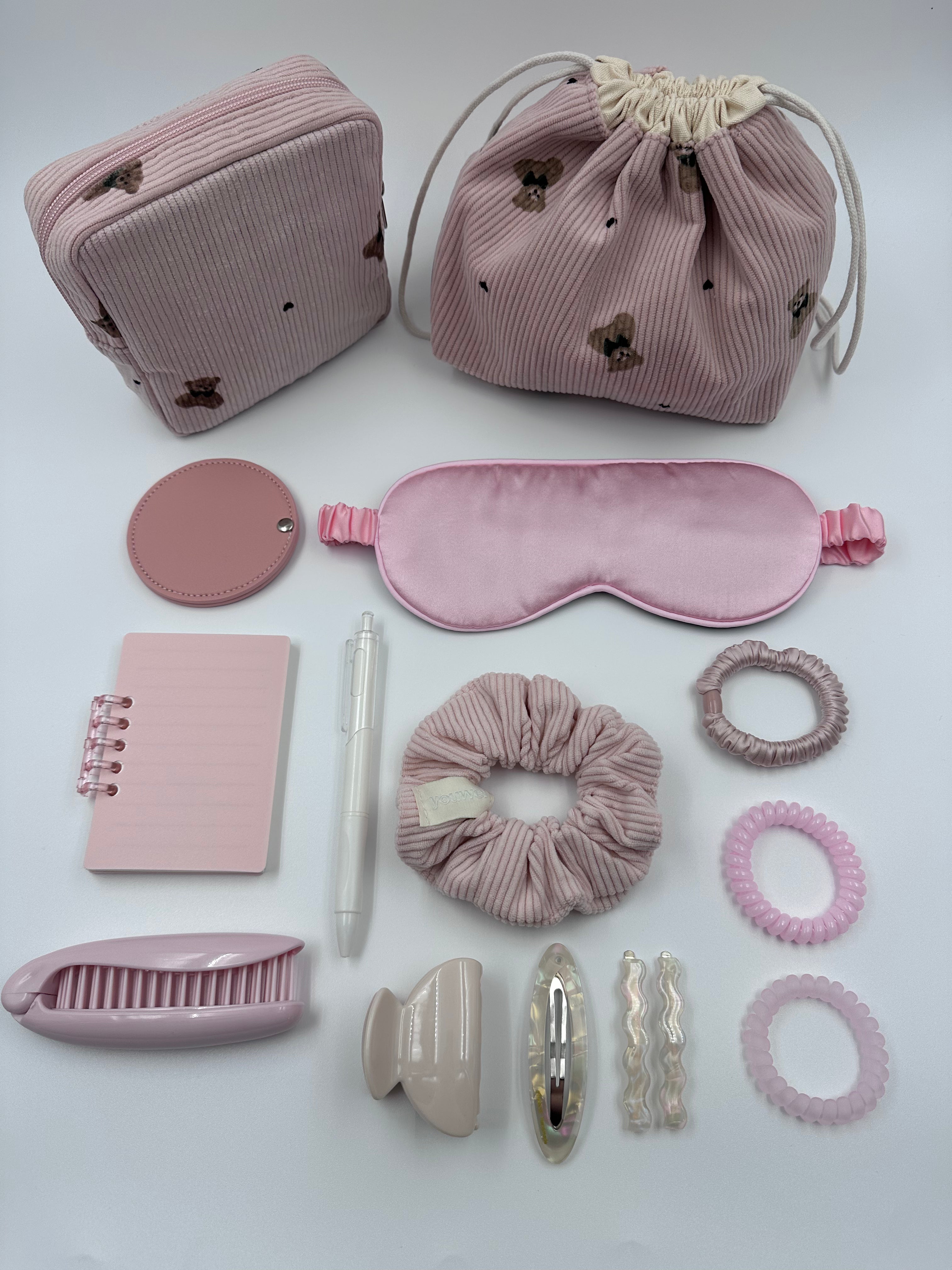 Light Pink Teddy Everyday Essentials Gift Set 🧸💗