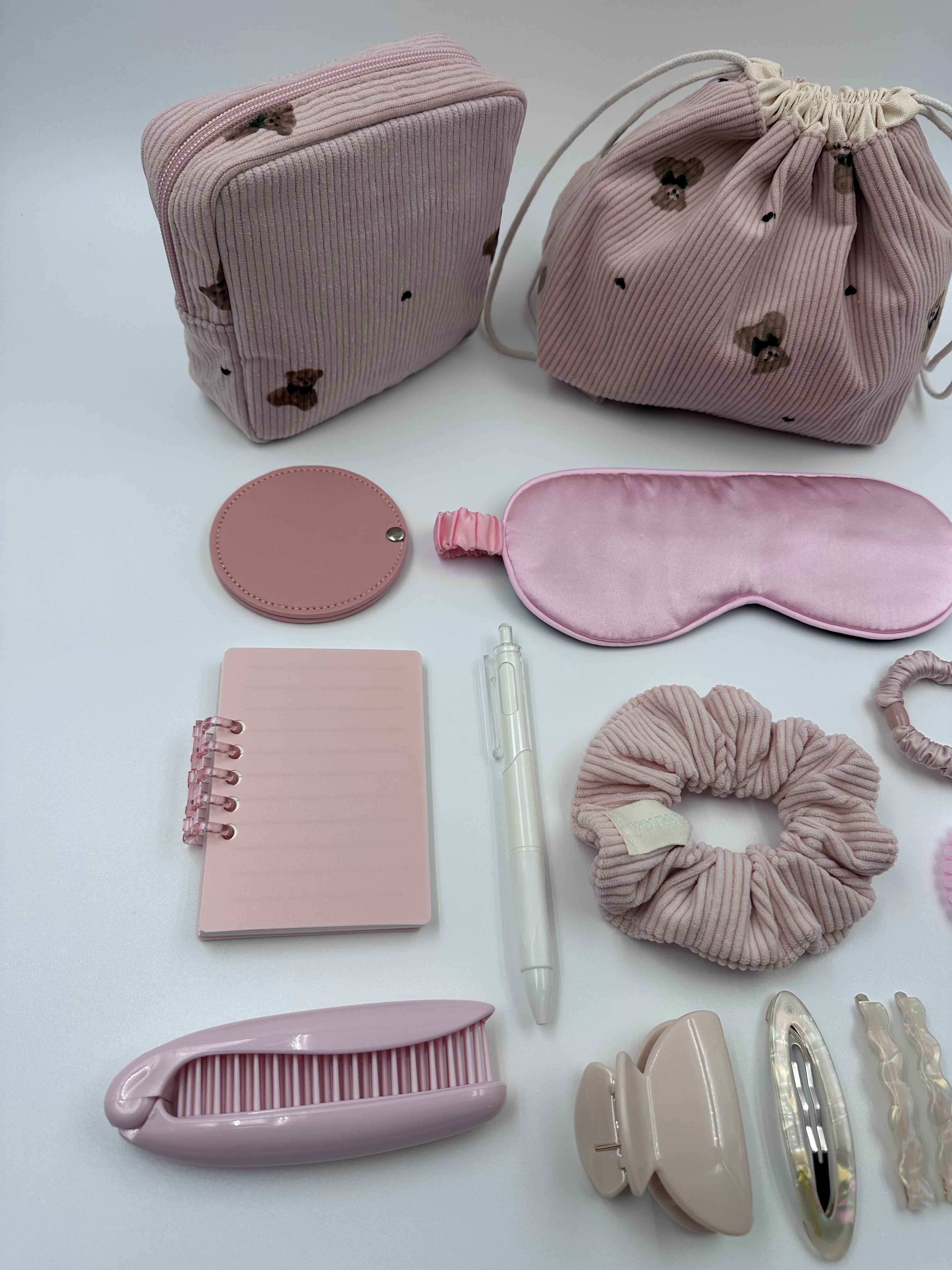 Light Pink Teddy Everyday Essentials Gift Set 🧸💗