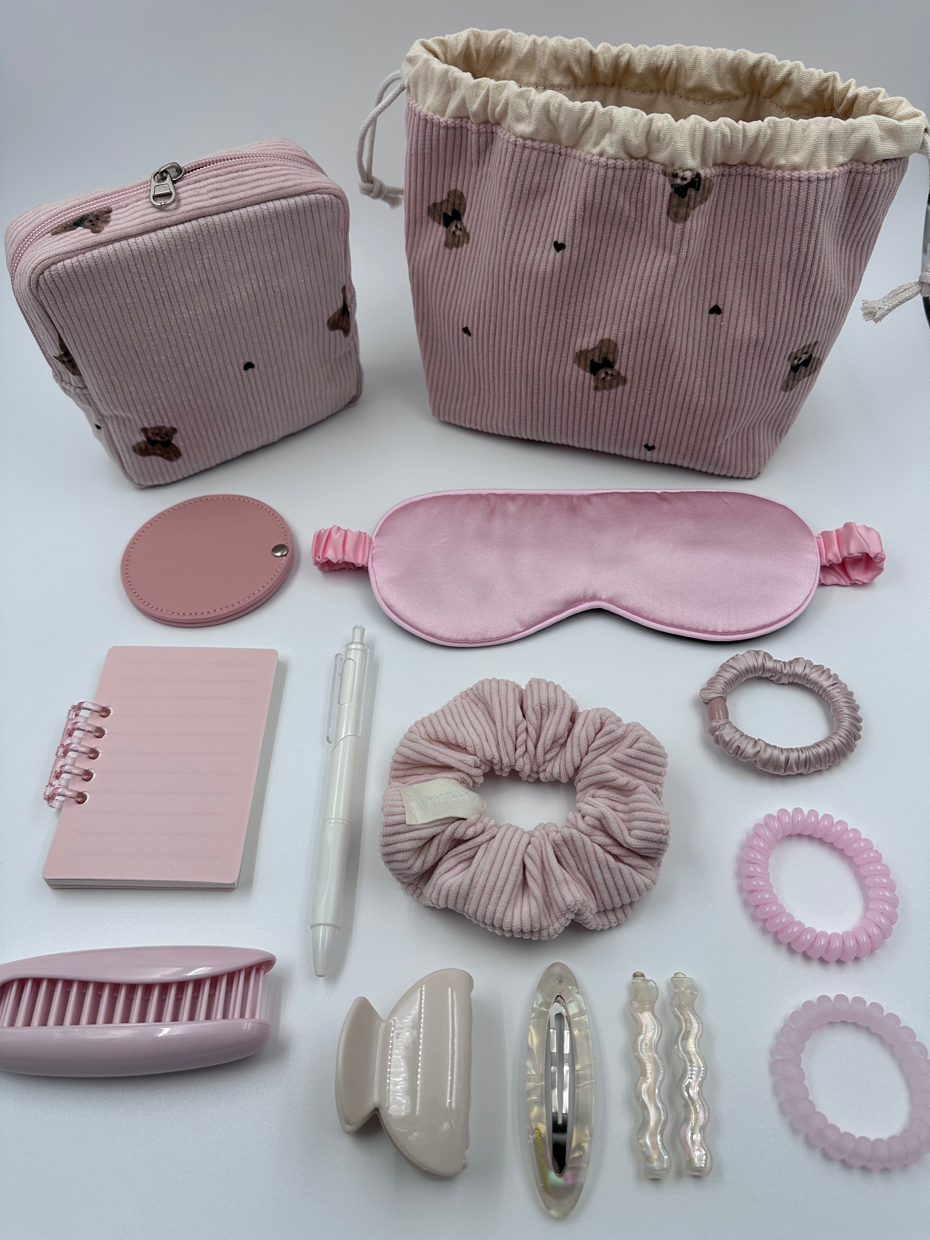 Light Pink Teddy Everyday Essentials Gift Set 🧸💗