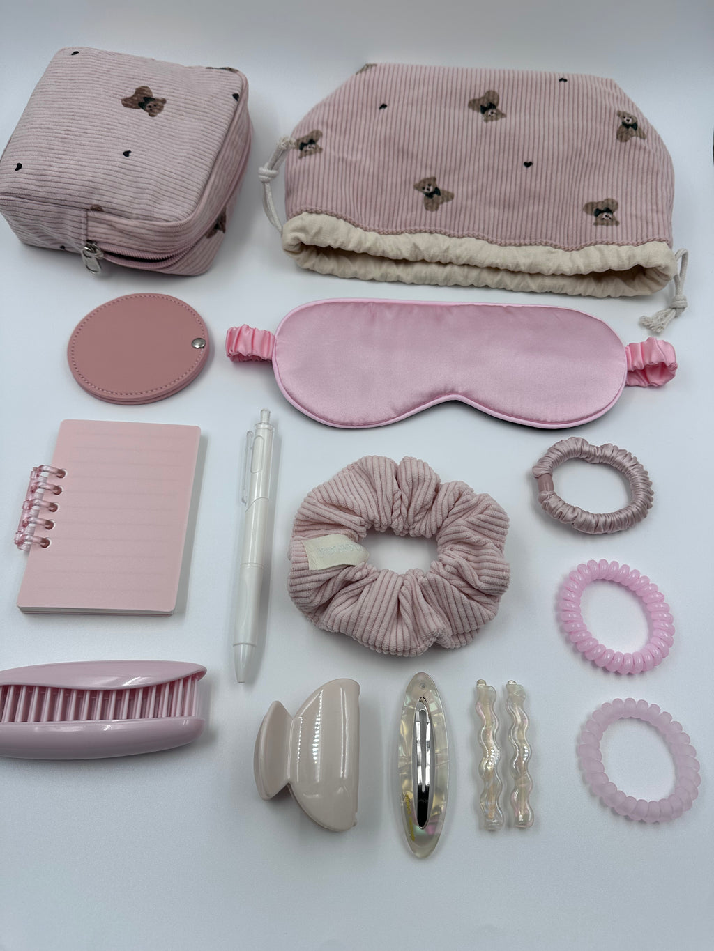 Light Pink Teddy Everyday Essentials Gift Set 🧸💗