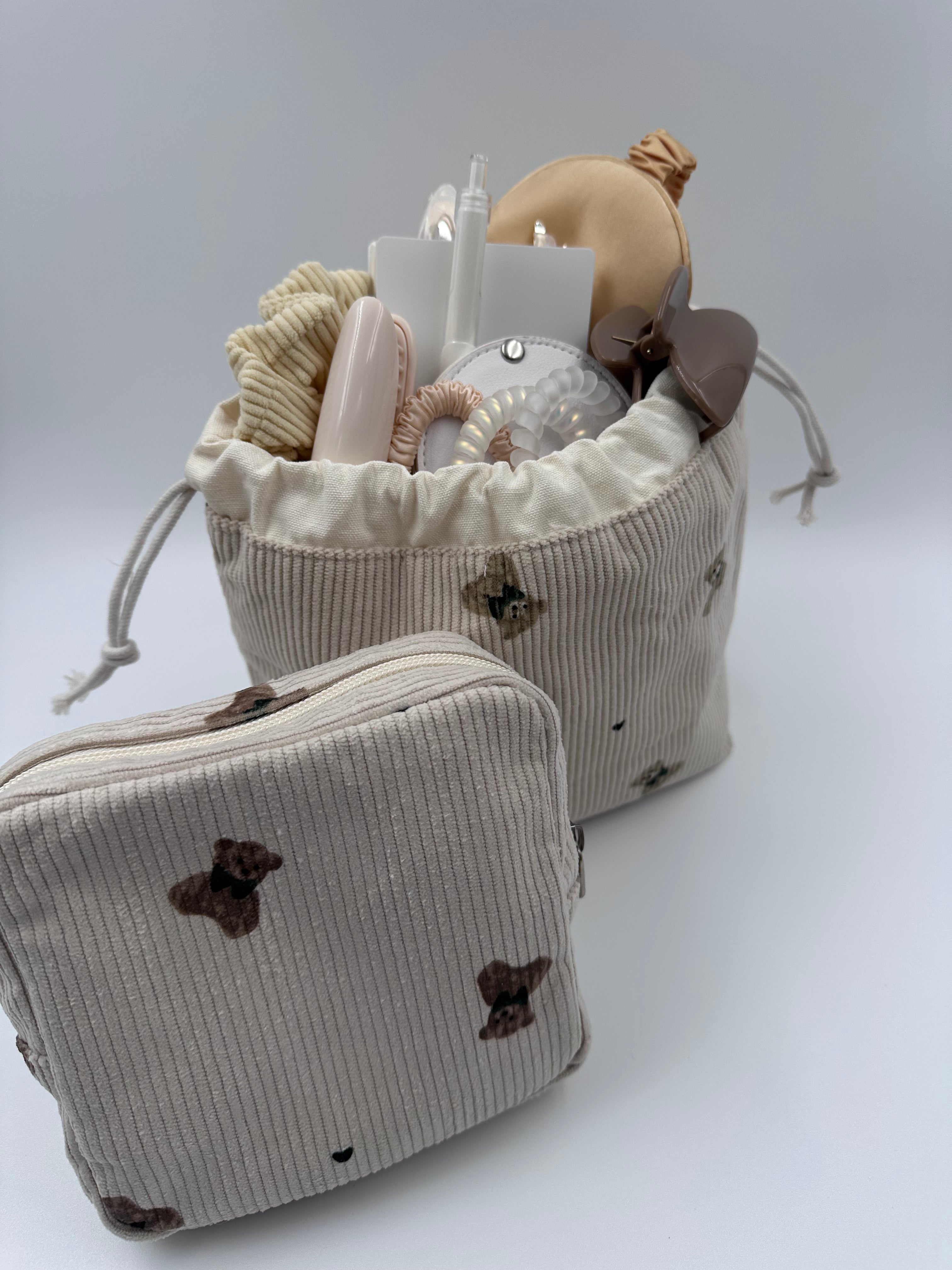 Beige Teddy Everyday Essentials Gift Set 🧸🤎