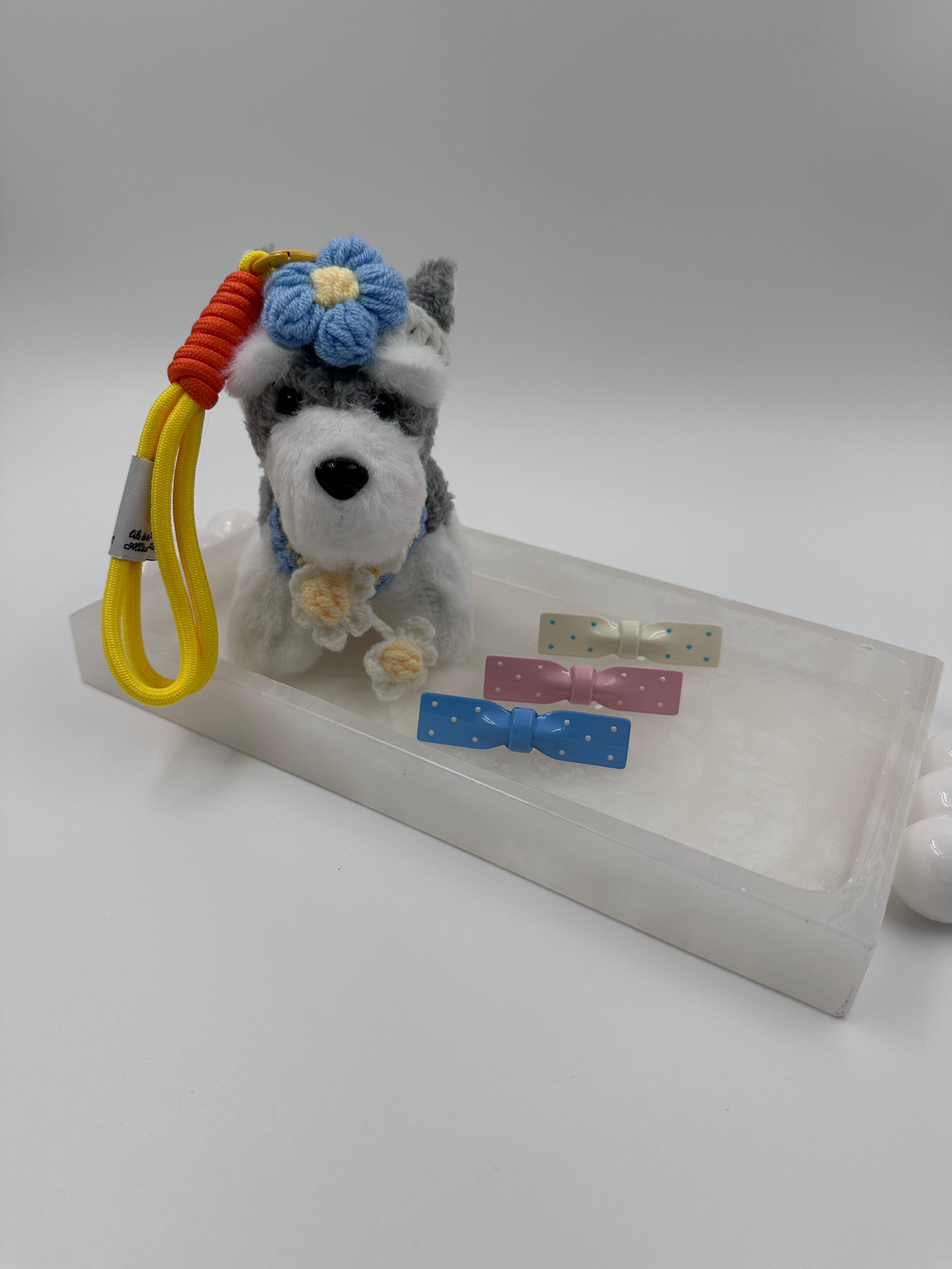 Blue Floral Puppy Mini Gift Set 🐶💙