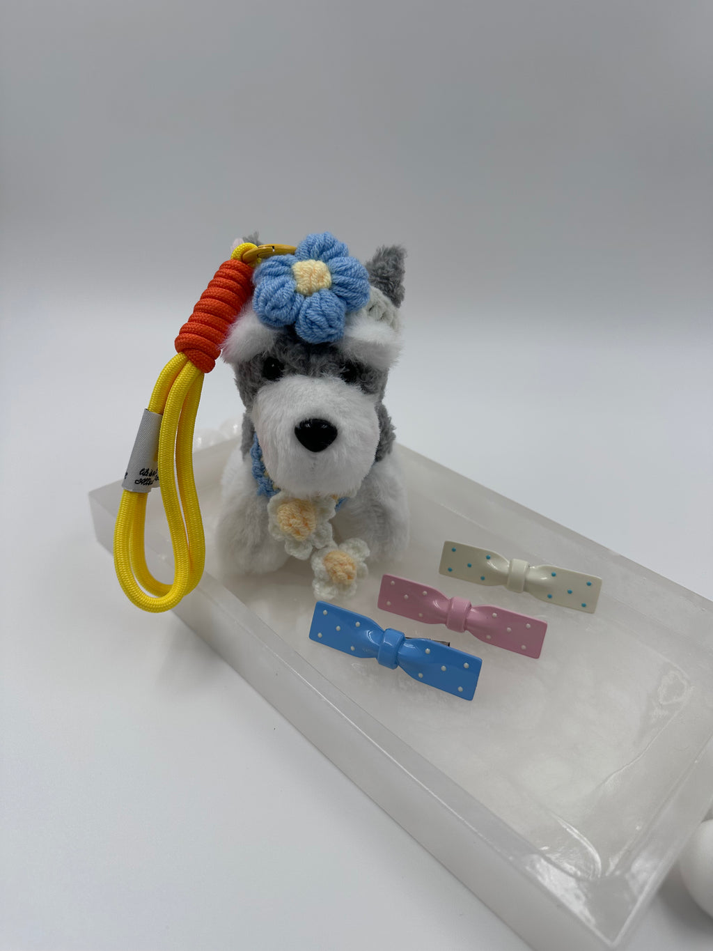 Blue Floral Puppy Mini Gift Set 🐶💙
