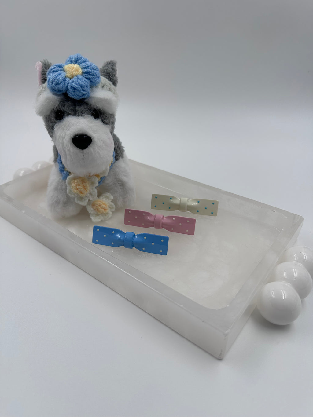 Blue Floral Puppy Mini Gift Set 🐶💙