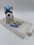 Blue Floral Puppy Mini Gift Set 🐶💙