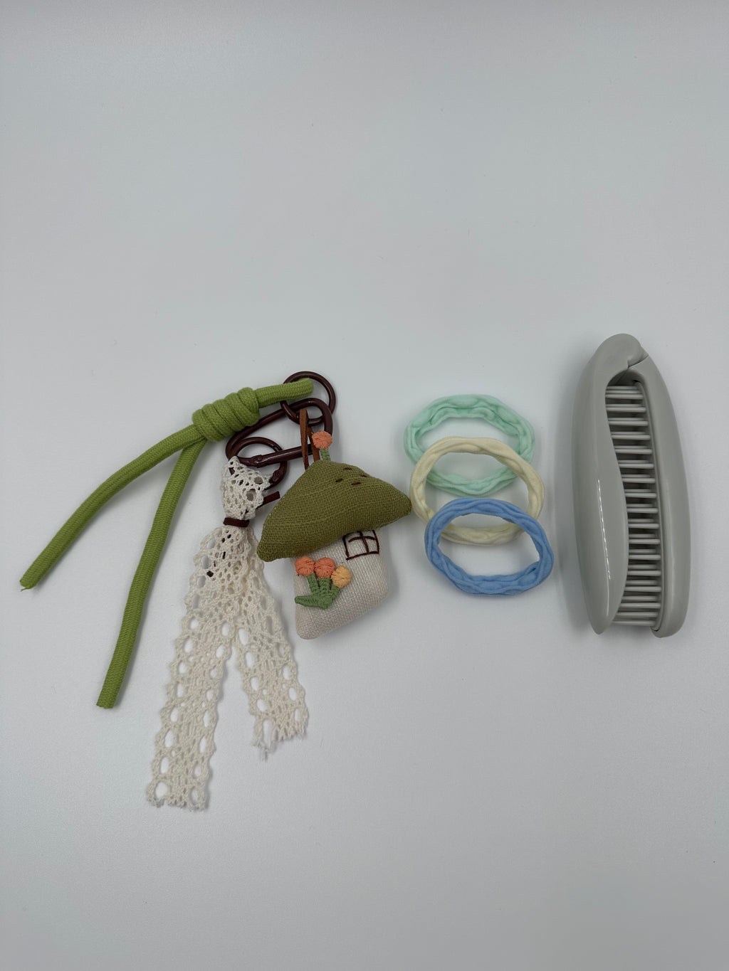 Green Mushroom Charm Mini Gift Set 🍄🌿