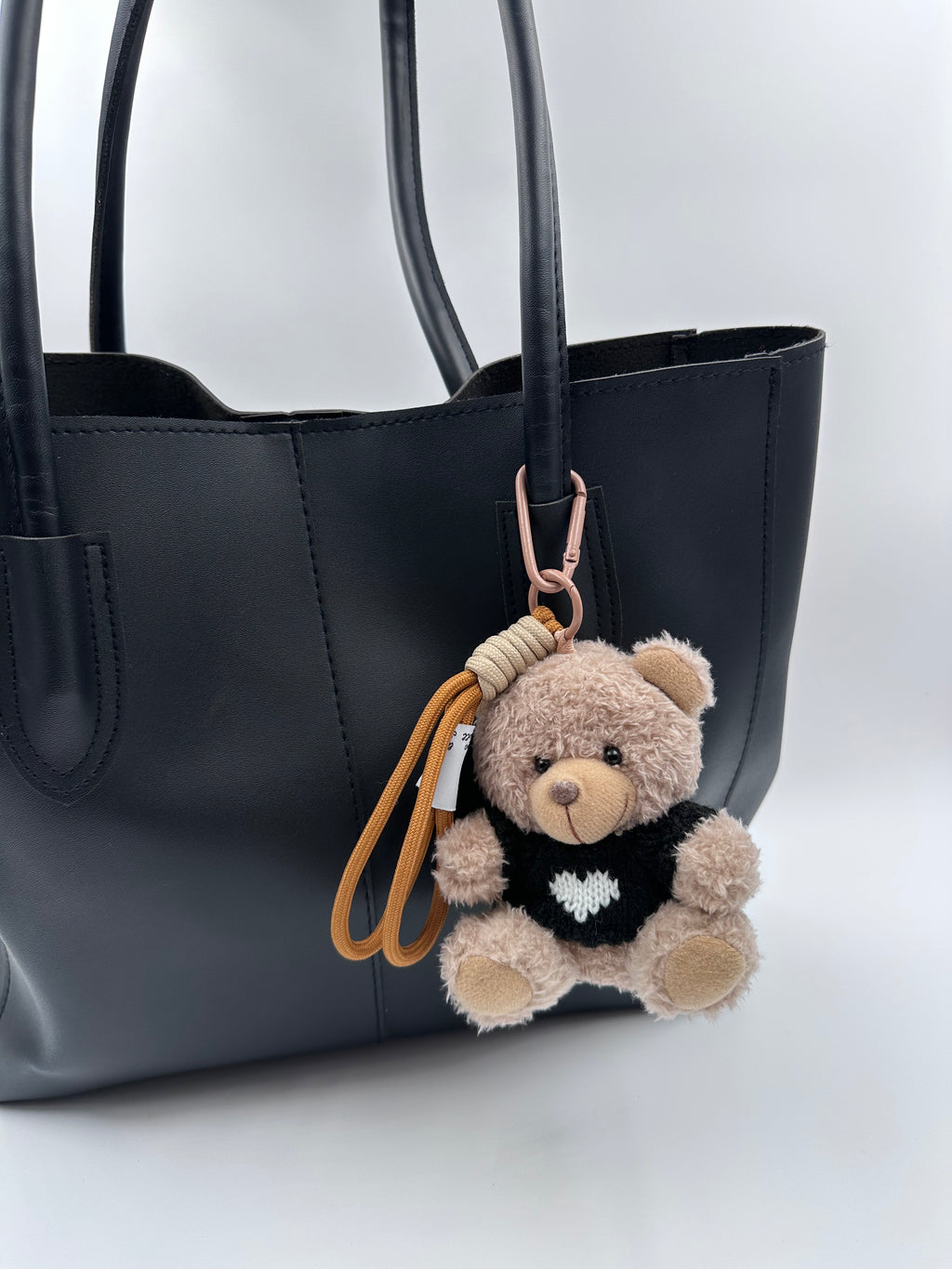 Cozy Teddy Bear Keychain & Bag Charm – Beige 🧸