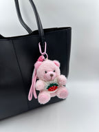 Cozy Teddy Bear Keychain & Bag Charm – Pink 🧸💗