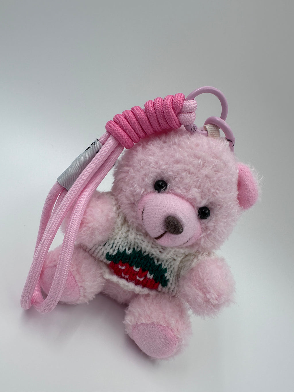 Cozy Teddy Bear Keychain & Bag Charm – Pink 🧸💗
