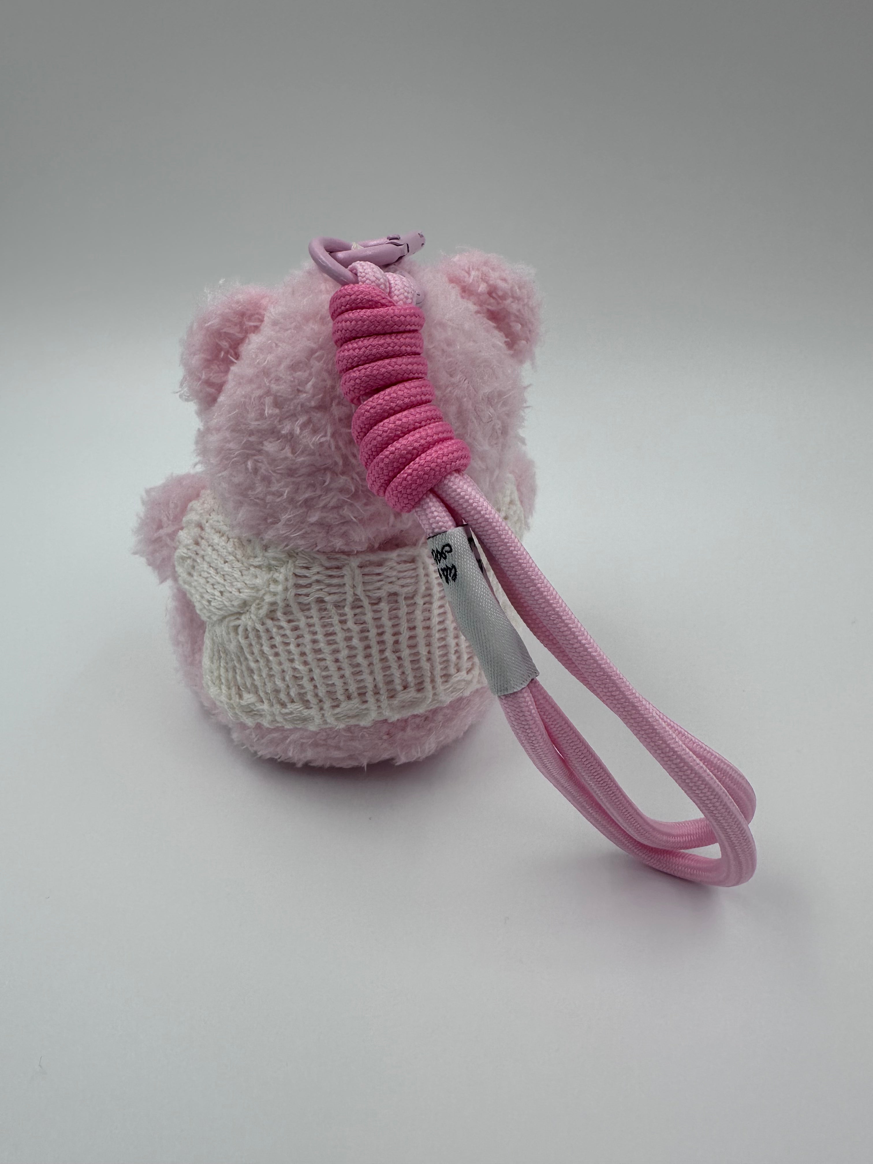 Cozy Teddy Bear Keychain & Bag Charm – Pink 🧸💗
