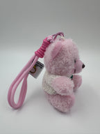 Cozy Teddy Bear Keychain & Bag Charm – Pink 🧸💗
