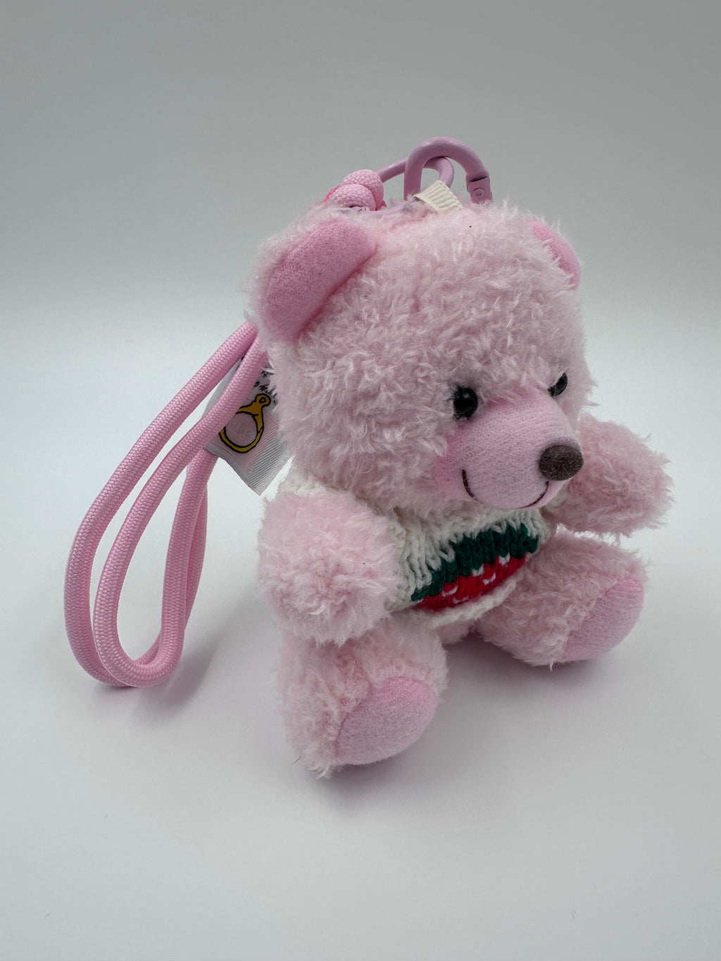 Cozy Teddy Bear Keychain & Bag Charm – Pink 🧸💗