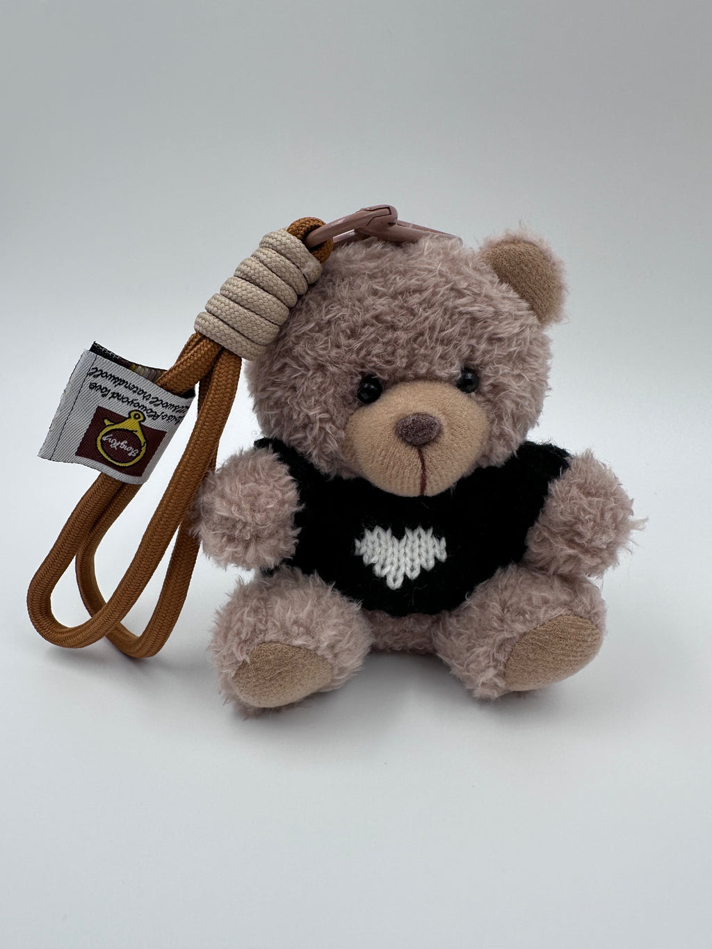 Cozy Teddy Bear Keychain & Bag Charm – Beige 🧸