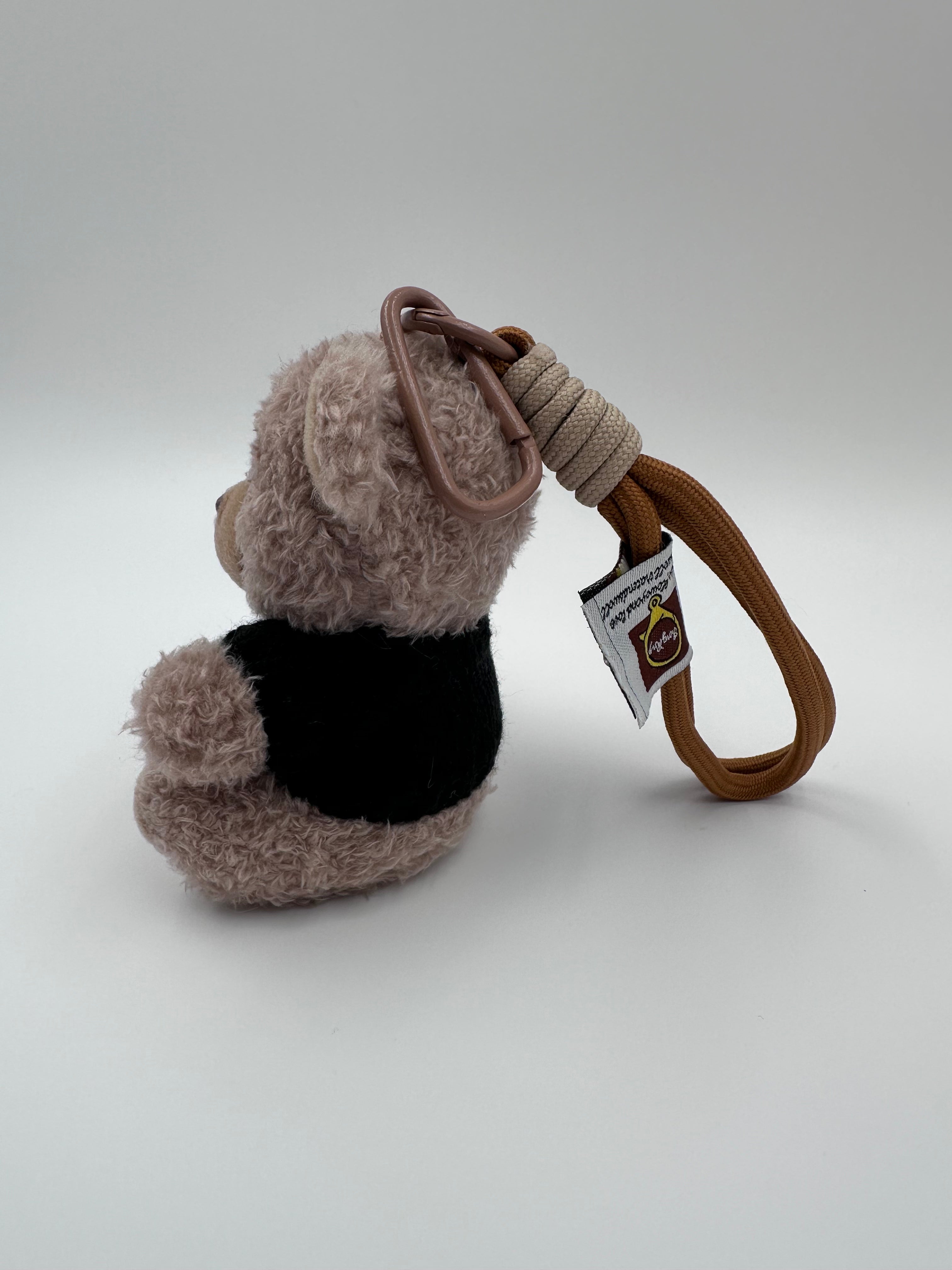 Cozy Teddy Bear Keychain & Bag Charm – Beige 🧸