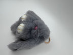 Fluffy Bunny Keychain & Bag Charm – Gray 🐰