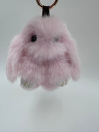 Fluffy Bunny Keychain & Bag Charm – Pink 🐰
