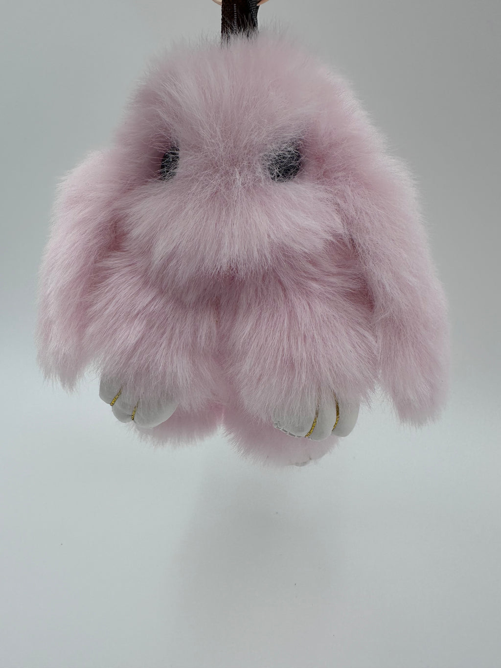 Fluffy Bunny Keychain & Bag Charm – Pink 🐰